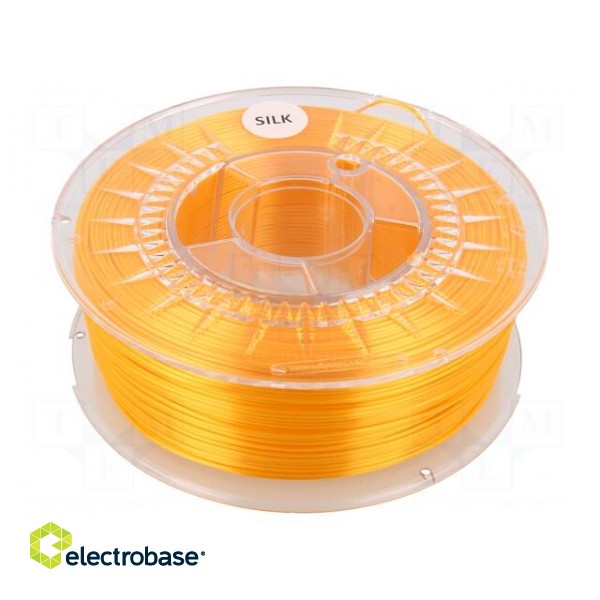 Filament: SILK | Ø: 1.75mm | orange (bright) | 225÷245°C | 1kg