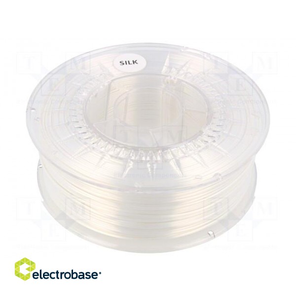 Filament: SILK | Ø: 1.75mm | white | 225÷245°C | 1kg