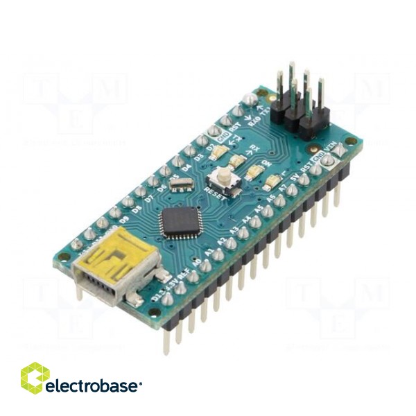 Arduino | 20MHz | 3.3÷5VDC | Flash: 32kB | SRAM: 2kB | ATMEGA328,FT232R image 1