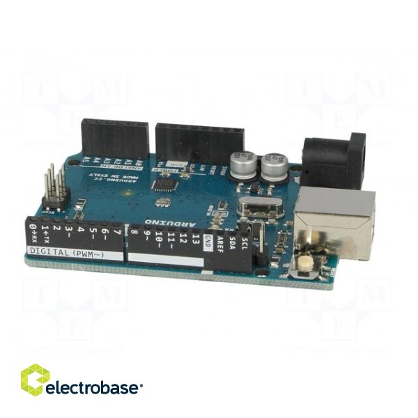 Arduino | pin strips,ICSP,USB B,power supply | ATMEGA328 image 7