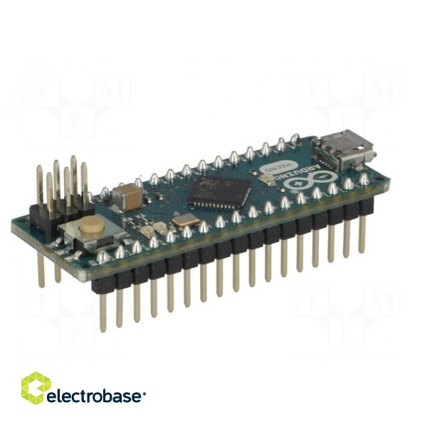Arduino | ATMEGA32U4 | ICSP,USB B micro,pin strips image 6