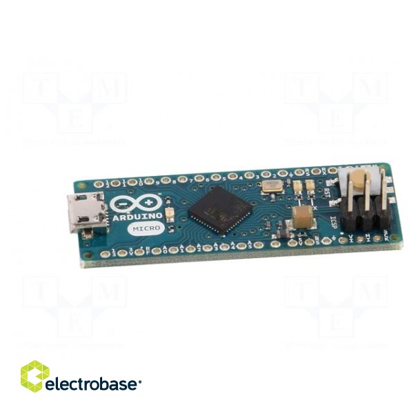 Arduino | ATMEGA32U4 | ICSP,USB B micro image 3
