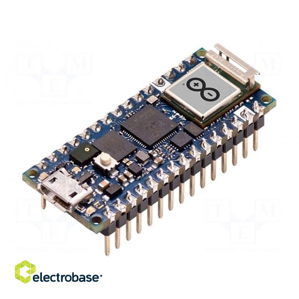 Arduino Nano | pin strips,USB micro | 133MHz | 3.3VDC | MIKROE-4443