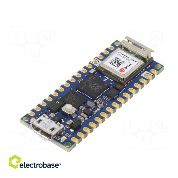 Arduino Nano | pin strips,USB micro | 133MHz | 3.3VDC | MIKROE-4443 image 2