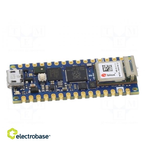 Arduino Nano | pin strips,USB micro | 133MHz | 3.3VDC | MIKROE-4443 image 3