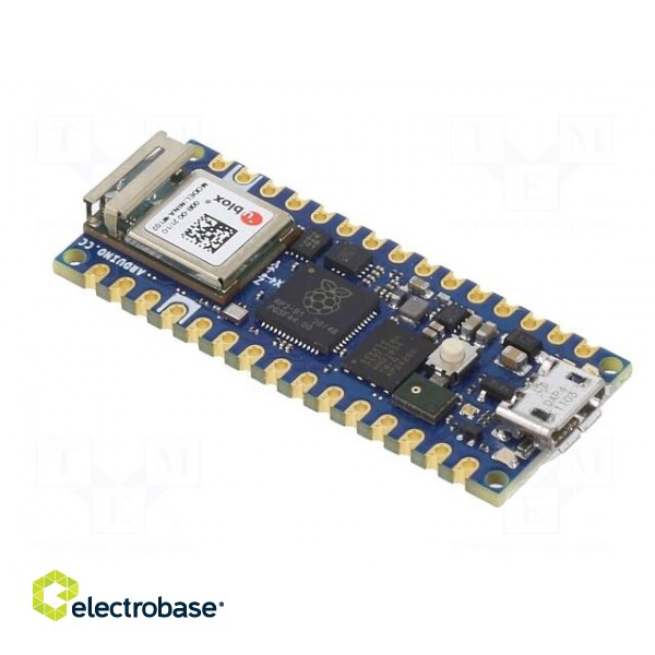 Arduino Nano | pin strips,USB micro | 133MHz | 3.3VDC | MIKROE-4443 image 8
