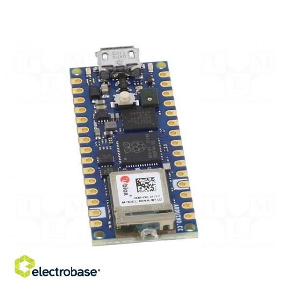 Arduino Nano | pin strips,USB micro | 133MHz | 3.3VDC | MIKROE-4443 image 5