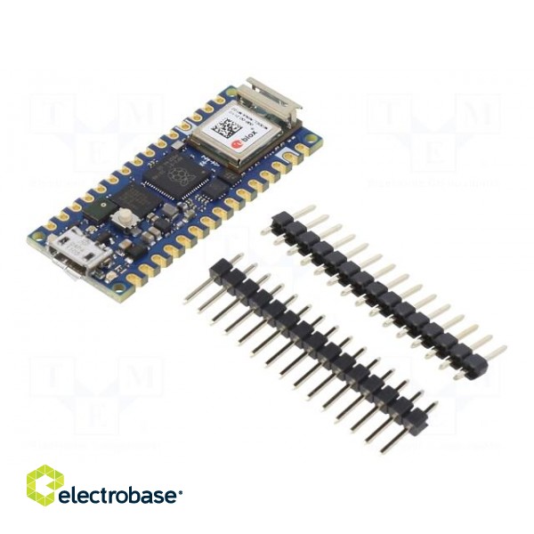 Arduino Nano | pin strips,USB micro | 133MHz | 3.3VDC | MIKROE-4443 image 1