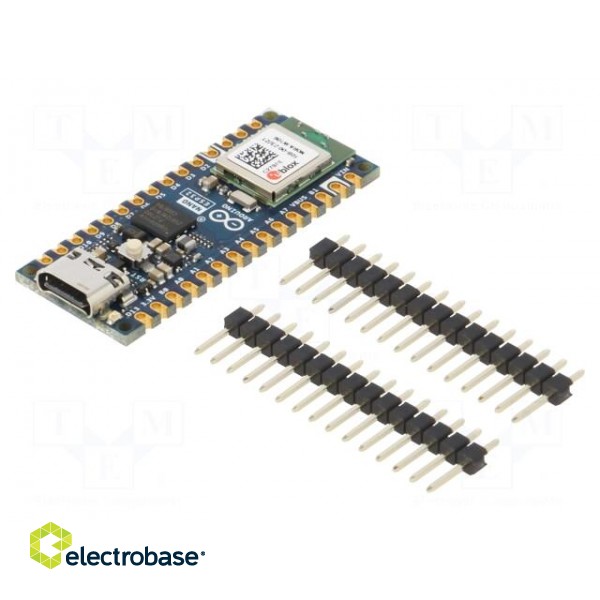 Arduino Nano | pin strips,USB C | 240MHz | NORA-W106-10B