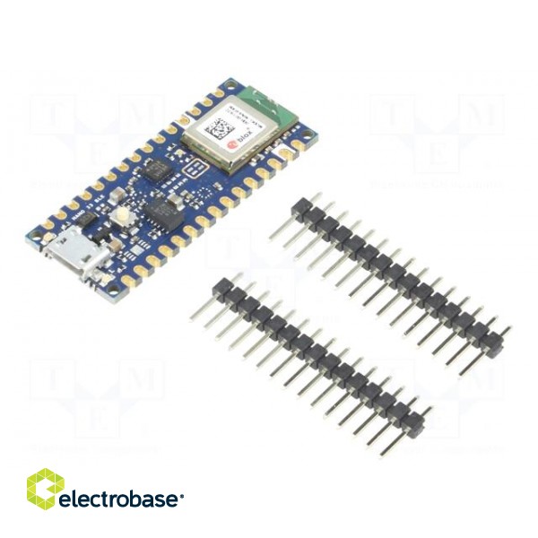 Arduino Pro | pin strips,USB micro | 64MHz | 3.3VDC | I2C,SPI,USART image 1