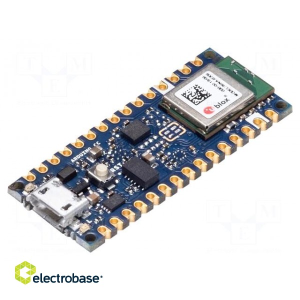 Arduino Pro | pin strips,USB micro | 64MHz | 3.3VDC | I2C,SPI,USART image 2