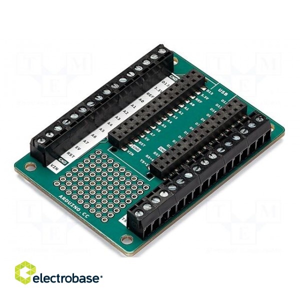 Expansion board | pin strips,solder pads,screw terminal image 1
