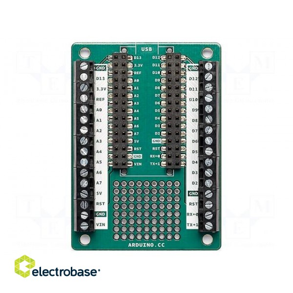 Expansion board | pin strips,solder pads,screw terminal image 2