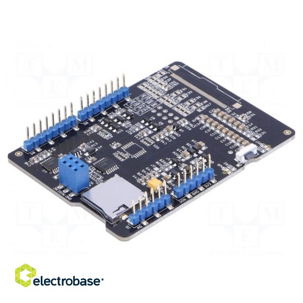 Arduino shield | GPIO,SPI | pin header,microSD