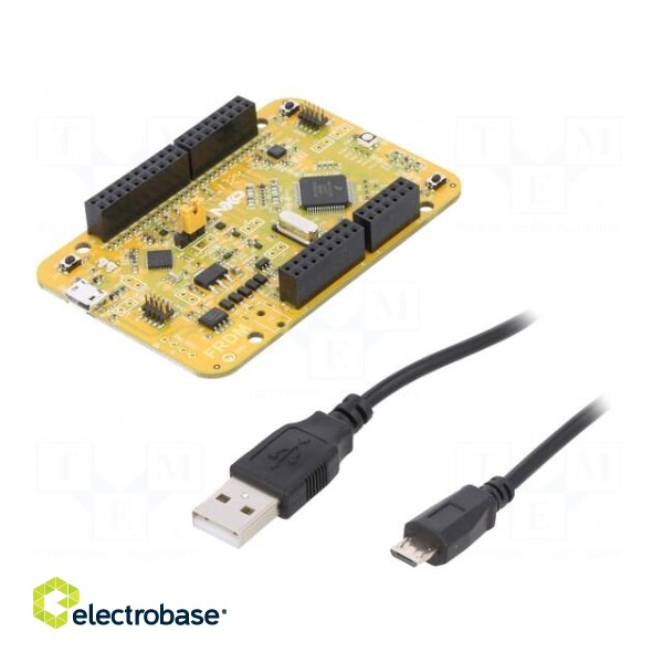 Dev.kit: ARM NXP | FlexCAN,GPIO,USB | Features: RGB LED | 1.8/3.3VDC