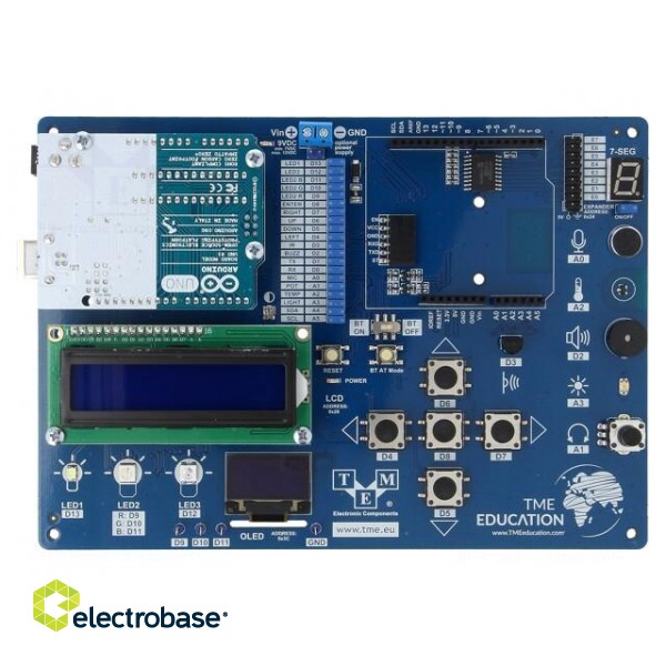Dev.kit: education Arduino | GPIO,I2C,IrDA,SPI,UART,USB | HC-05