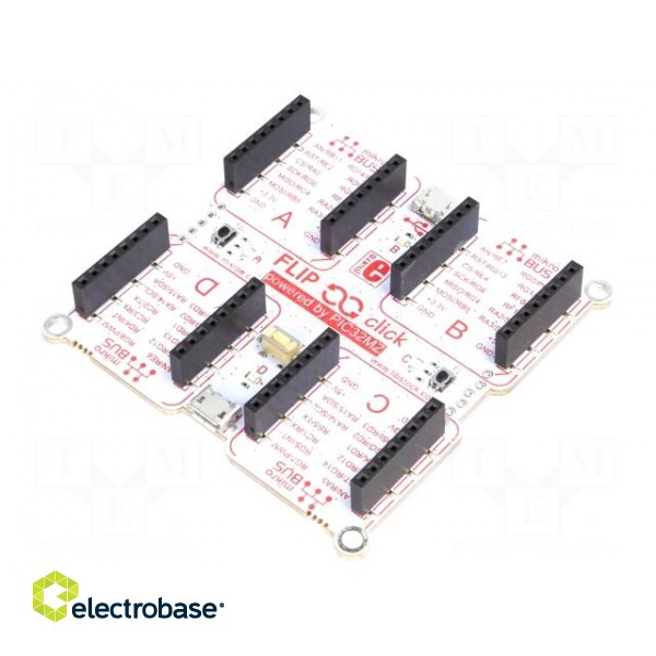 Dev.kit: Microchip PIC | GPIO,UART,USB OTG | Add-on connectors: 5 image 2