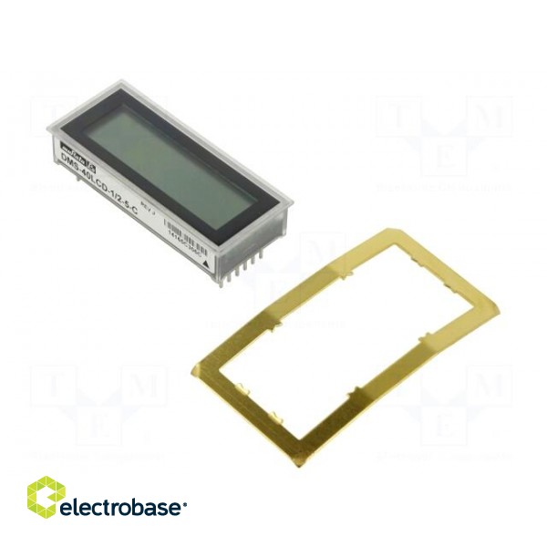 Voltmeter | digital,mounting | -2÷2V | on panel | LCD | 4,5 digit | 5VDC
