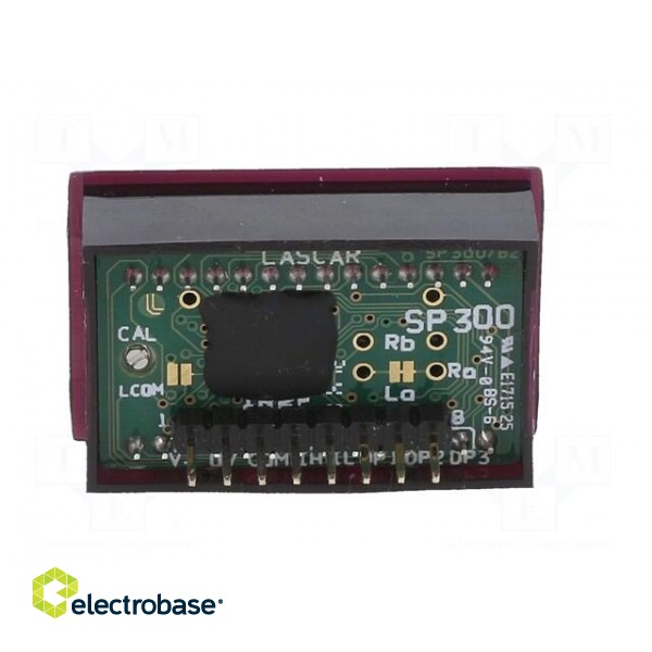 Voltmeter | digital,mounting | 0÷200mV | on panel | LED | 3,5 digit image 5