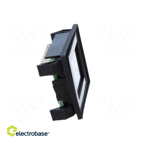 Voltmeter | digital,mounting | 0÷200mV | on panel | snap fastener image 7