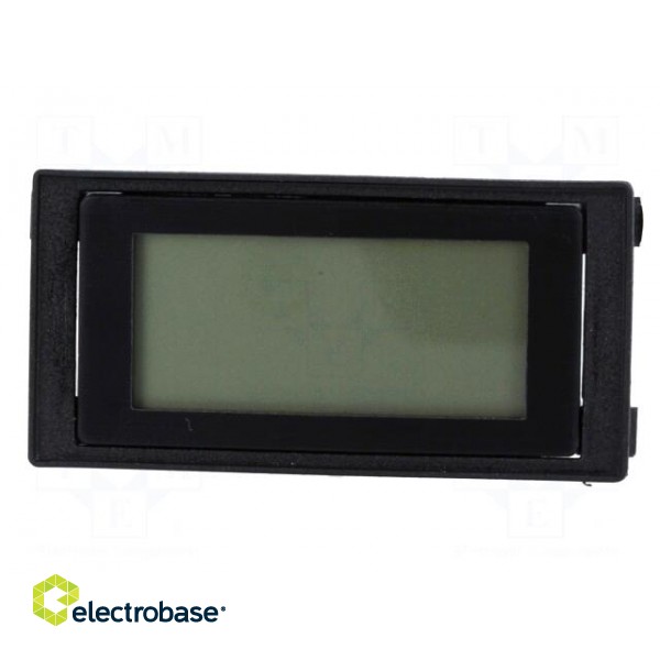 Meter | on panel | digital | VDC: 0÷200mV | 45x23mm | snap fastener image 9