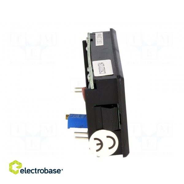 Voltmeter | digital,mounting | 0÷200mV | on panel | snap fastener image 7