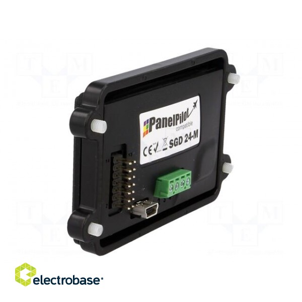 Voltmeter | digital,mounting | 0÷40V | on panel | LCD 2,4" | 320x240 image 4