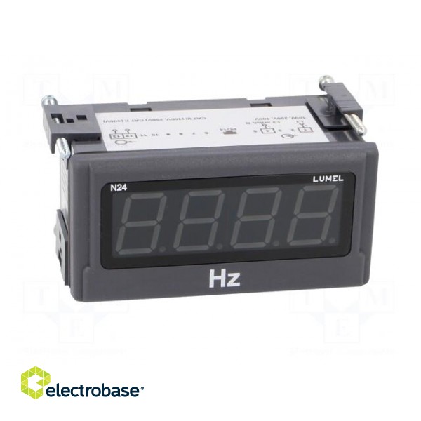 Voltmeter | digital,mounting | LED | 4-digit | Char: 20mm | N24Z | 230VAC image 9