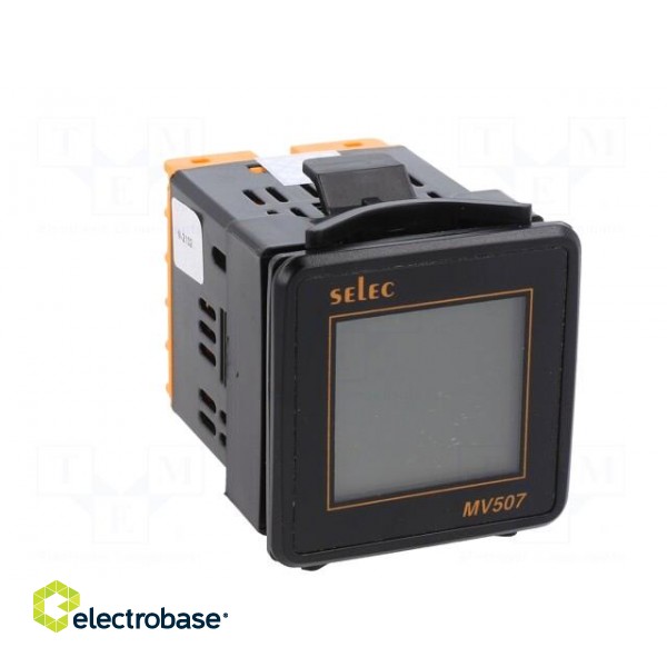 Voltmeter | digital,mounting | VAC: 50÷480V | on panel | True RMS | LCD image 9