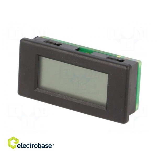 Voltmeter | digital,mounting | VDC: 0÷200mV | on panel | LCD | 350uA image 5