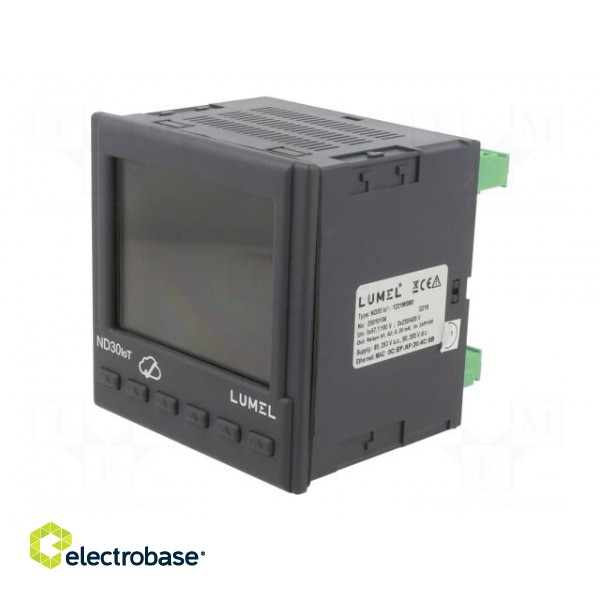 Meter: network parameters | digital,mounting | LCD TFT 3,5" | 1A,5A image 2