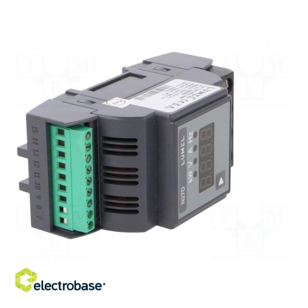 Meter: network parameters | for DIN rail mounting | LED | N27D | 500V фото 8