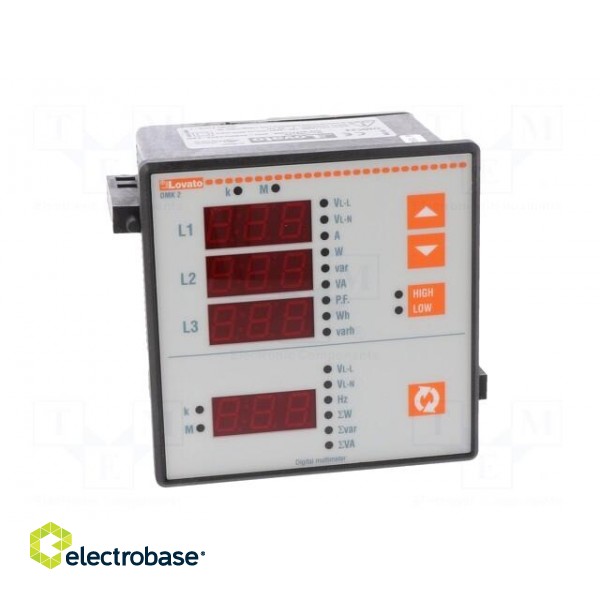 Meter: network parameters | on panel | digital,mounting | LED image 10