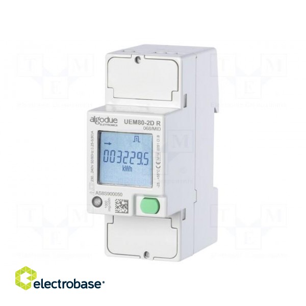 Electric energy meter | 80A | Network: single-phase | 50÷60Hz | IP51
