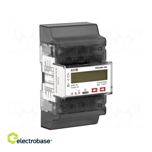 Electric energy meter | 230/400V | 100A | Network: three-phase