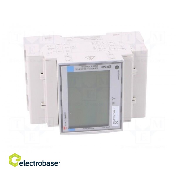 Electric energy meter | 230/400V | 65A | Network: three-phase | IP51 фото 9
