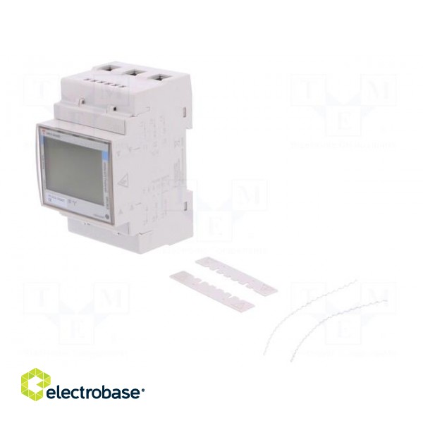 Electric energy meter | 230/400V | 65A | Network: three-phase | IP51 image 1