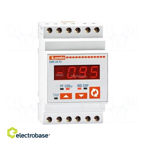 Meter: power | digital,mounting | for DIN rail mounting | LED