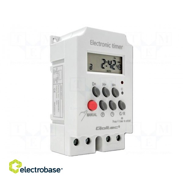 Programmable time switch | for DIN rail mounting | LCD | 50÷60Hz фото 2