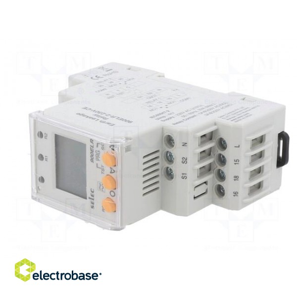 Meter: earth leakage Relay | digital | for DIN rail mounting | LCD image 2