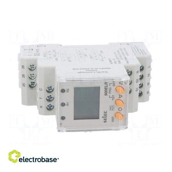 Meter: earth leakage Relay | digital | for DIN rail mounting | LCD фото 9