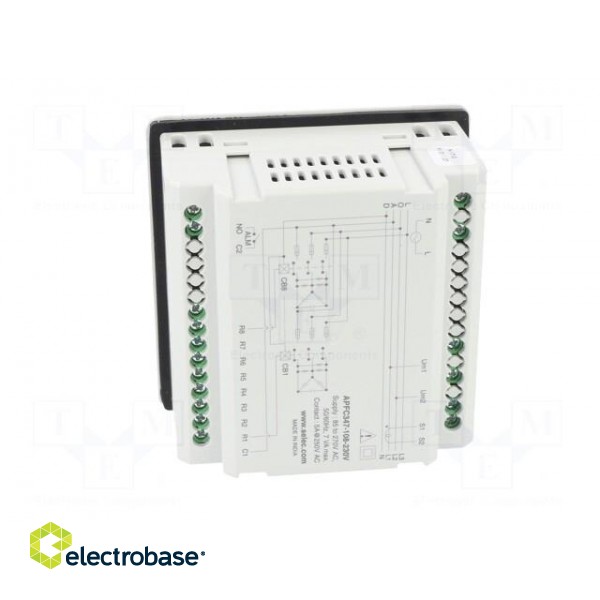 Meter: power factor controller | on panel | LED | 4-digit | 40÷300V image 5