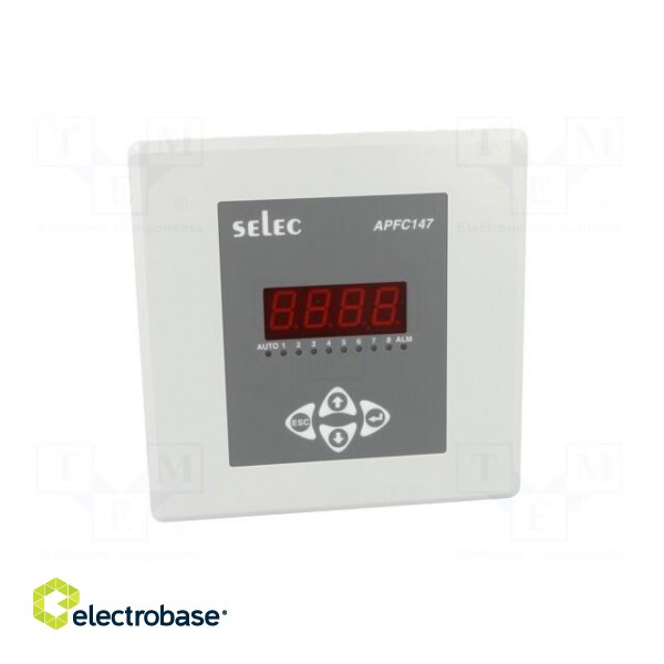 Meter: power factor controller | on panel | LED | 4-digit | 40÷300V image 9