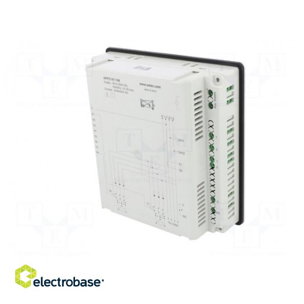 Meter: power factor controller | on panel | LED | 4-digit | 40÷300V фото 6
