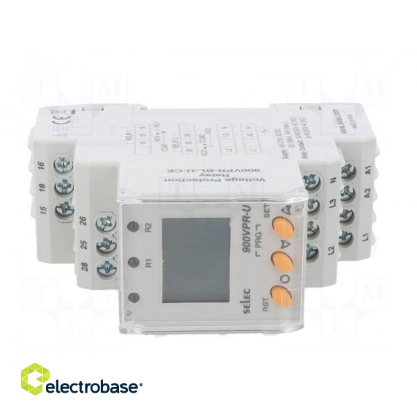 Meter: relay | digital | for DIN rail mounting | LCD | 3 digit image 9