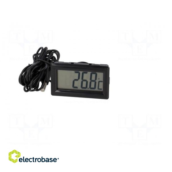 Meter: temperature | digital,mounting | on panel | LCD | Accur: ±1°C image 2