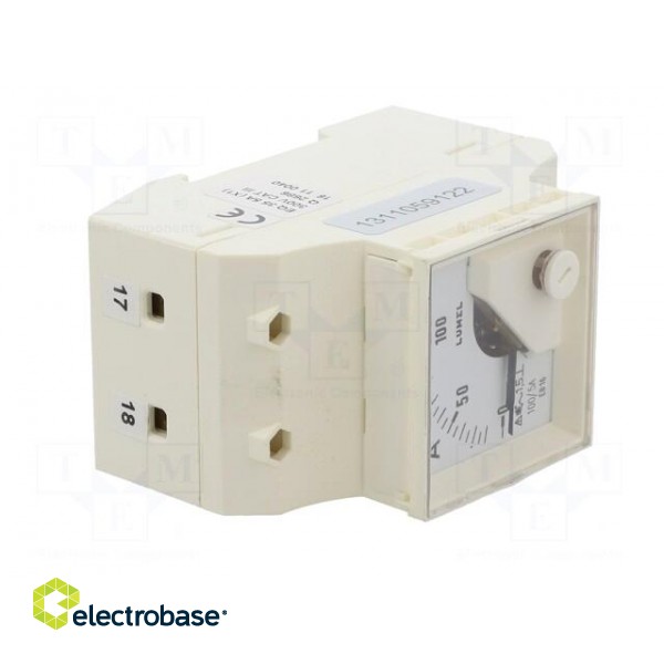 Ammeter | for DIN rail mounting | I AC: 0÷100A | True RMS | Class: 1.5 фото 9