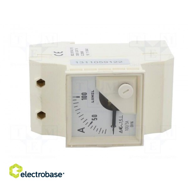 Ammeter | for DIN rail mounting | I AC: 0÷100A | True RMS | Class: 1.5 фото 10