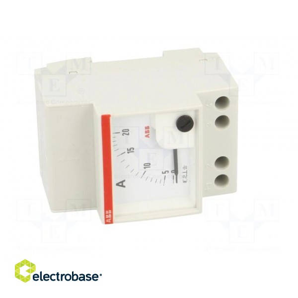 Ammeter | for DIN rail mounting | I AC: 0÷20A | Class: 1.5 | 50÷60Hz image 9