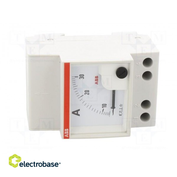 Ammeter | for DIN rail mounting | I AC: 0÷30A | Class: 1.5 | 50÷60Hz image 9